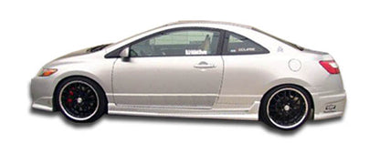 Extreme Dimensions Duraflex Raven Side Skirts Compatible With 2006-2011 Honda Civic - 2 Piece - 103334