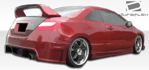 Extreme Dimensions Duraflex Sigma Side Skirts Compatible With 2006-2011 Honda Civic - 2 Piece - 104695