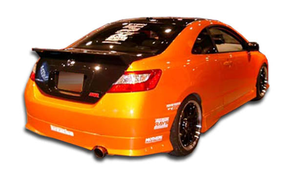 Extreme Dimensions Duraflex Type M Rear Lip Add On Spoiler Compatible With 2006-2011 Honda Civic - 1 Piece - 103336