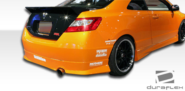 Extreme Dimensions Duraflex Type M Rear Lip Add On Spoiler Compatible With 2006-2011 Honda Civic - 1 Piece - 103336