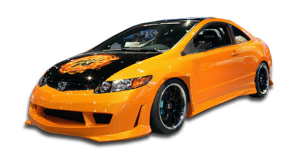 Extreme Dimensions Duraflex Type M Side Skirts Compatible With 2006-2011 Honda Civic - 2 Piece - 103337