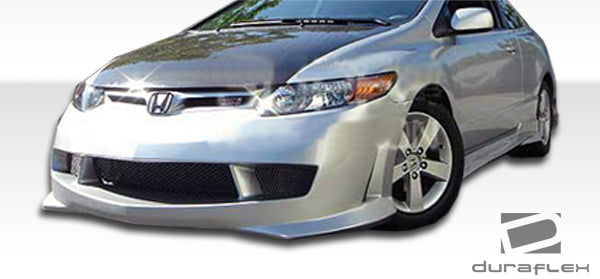 Extreme Dimensions Duraflex Type M Side Skirts Compatible With 2006-2011 Honda Civic - 2 Piece - 103337