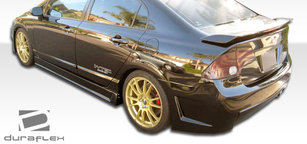 Extreme Dimensions Duraflex Renzo Body Kit Compatible With 2006-2011 Honda Civic 4DR - 4 Piece - 107435