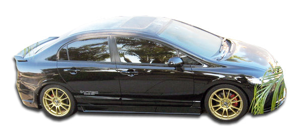 Extreme Dimensions Duraflex B-2 Side Skirts Compatible With 2006-2011 Honda Civic 4DR - 2 Piece - 103519