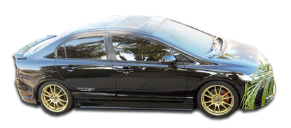 Extreme Dimensions Duraflex B-2 Side Skirts Compatible With 2006-2011 Honda Civic 4DR - 2 Piece - 103519