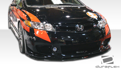 Extreme Dimensions Duraflex B-2 Side Skirts Compatible With 2006-2011 Honda Civic 4DR - 2 Piece - 103519