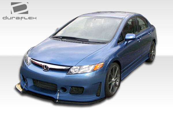 Extreme Dimensions Duraflex B-2 Side Skirts Compatible With 2006-2011 Honda Civic 4DR - 2 Piece - 103519