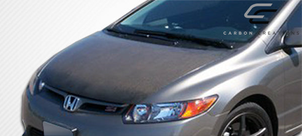 Carbon Creations OEM Look Hood Compatible With 2006-2011 Honda Civic - 1 Piece - 104107