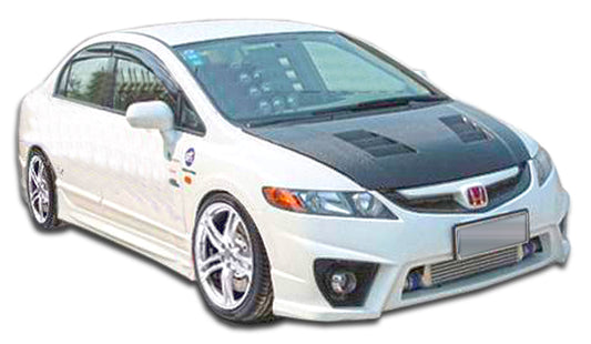 Extreme Dimensions Duraflex Maddox Front Bumper Cover Compatible With 2006-2011 Honda Civic - 1 Piece - 106928