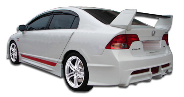 Extreme Dimensions Duraflex R-Spec Rear Bumper Cover Compatible With 2006-2011 Honda Civic - 1 Piece - 104429