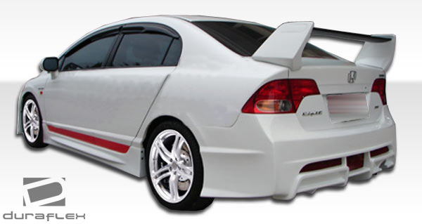 Extreme Dimensions Duraflex R-Spec Side Skirts Compatible With 2006-2011 Honda Civic - 2 Piece - 104430