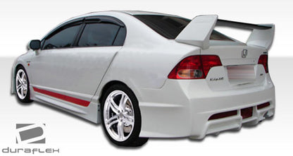 Extreme Dimensions Duraflex R-Spec Side Skirts Compatible With 2006-2011 Honda Civic - 2 Piece - 104430