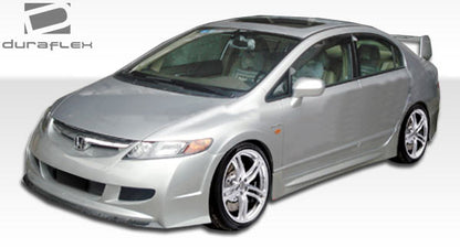 Extreme Dimensions Duraflex R-Spec Side Skirts Compatible With 2006-2011 Honda Civic - 2 Piece - 104430