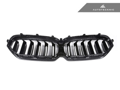 AutoTecknic Dry Carbon Fiber Dual-Slats Front Grilles - BMW G30 5-Series LCI