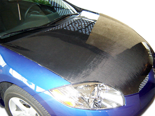 Carbon Creations OEM Look Hood Compatible With 2006-2012 Mitsubishi Eclipse - 1 Piece - 103391