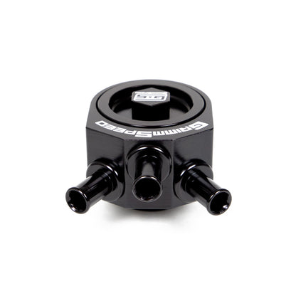 GrimmSpeed Air/Oil Separator - Black - 2002-07 Subaru WRX, 2004-21 Subaru STI GRM078006