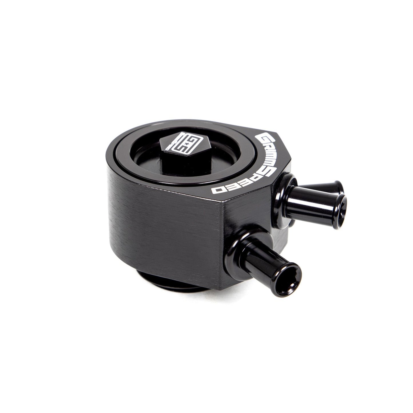 GrimmSpeed Air/Oil Separator - Black - 2002-07 Subaru WRX, 2004-21 Subaru STI GRM078006