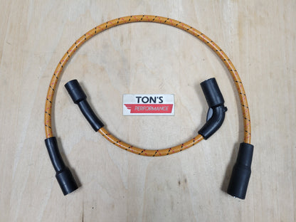 Cloth Braided Replacement 8mm Plug Wires Harley Sportster 2007+ 48 72 883 1200