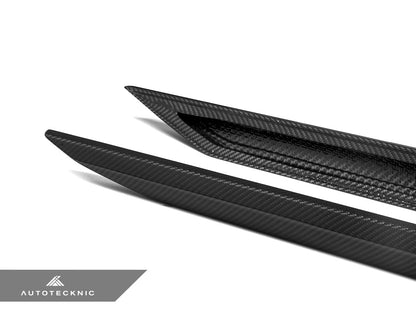 AutoTecknic Dry Carbon Fiber Side Skirt Extension Set - G90/ G99 M5