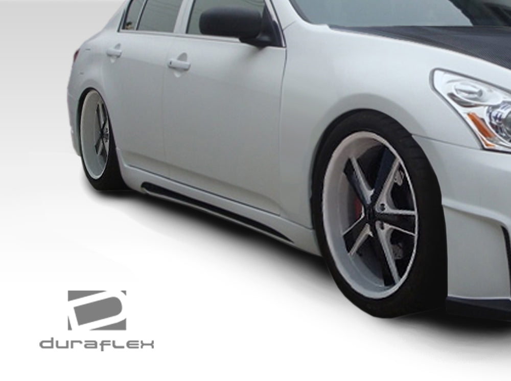Extreme Dimensions Duraflex Elite Side Skirts Compatible With 2007-2013 Infiniti G Sedan - 2 Piece - 107667
