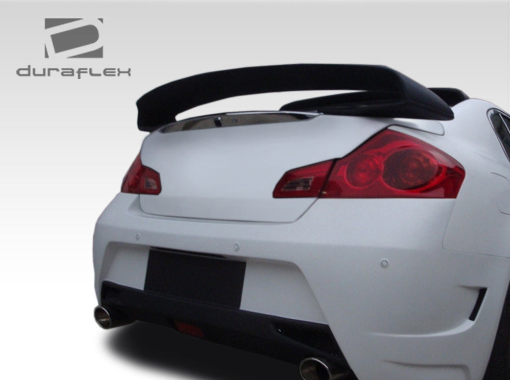 Extreme Dimensions Duraflex Elite Wing Spoiler Compatible With 2007-2013 Infiniti G Sedan - 1 Piece - 107669