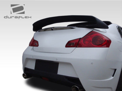 Extreme Dimensions Duraflex Elite Wing Spoiler Compatible With 2007-2013 Infiniti G Sedan - 1 Piece - 107669