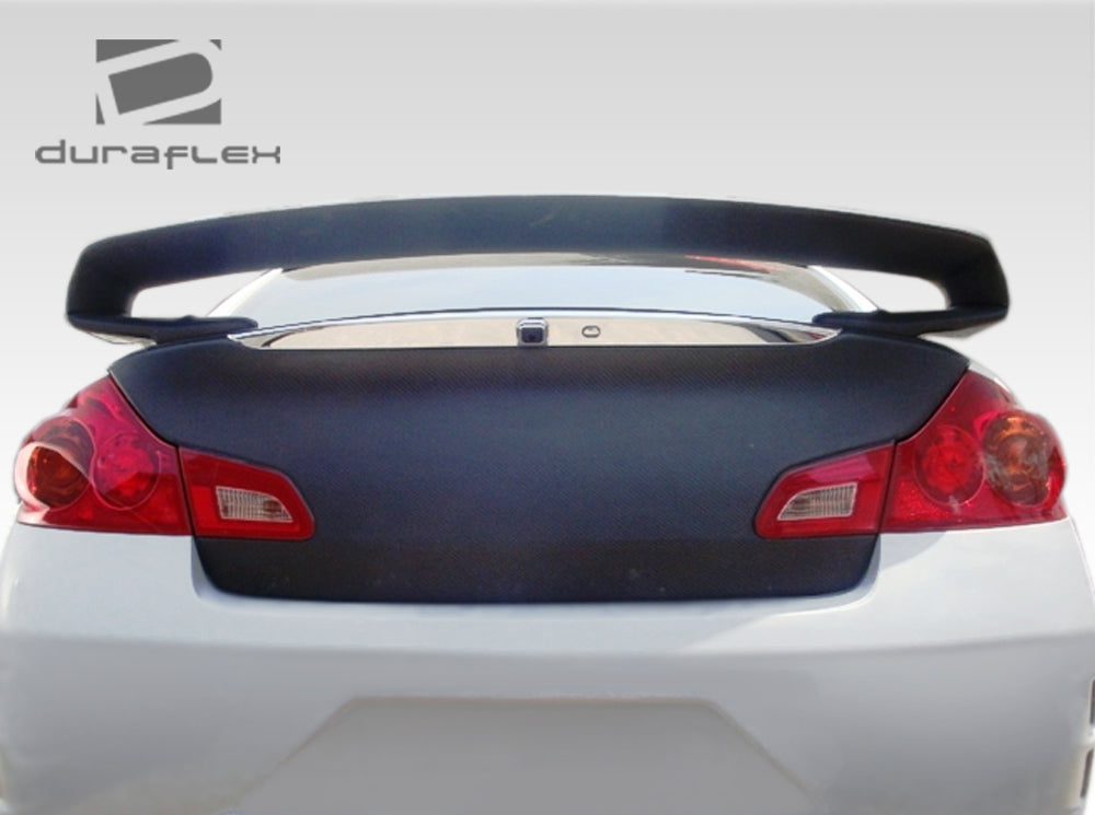 Extreme Dimensions Duraflex Elite Wing Spoiler Compatible With 2007-2013 Infiniti G Sedan - 1 Piece - 107669