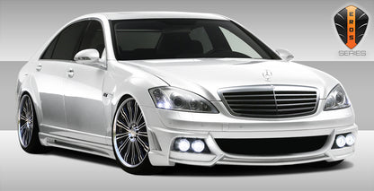 Extreme Dimensions Duraflex Eros Version 2 Front Bumper Cover Compatible With 2007-2009 Mercedes S Class - 1 Piece - 107792