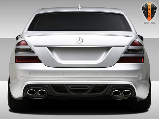 Extreme Dimensions Duraflex Eros Version 2 Rear Bumper Cover Compatible With 2007-2009 Mercedes S Class - 1 Piece - 107794