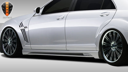 Extreme Dimensions Duraflex Eros Version 2 Side Skirts Compatible With 2007-2013 Mercedes S Class - 2 Piece - 107793
