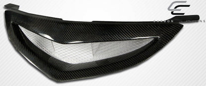 Carbon Creations Open Mouth Grille Compatible With 2004-2009 Mazda 3 - 1 Piece - 105030