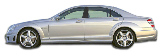 Extreme Dimensions Duraflex S65 Look Side Skirts Compatible With 2007-2013 Mercedes S Class - 2 Piece - 107202