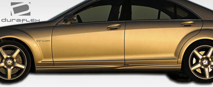 Extreme Dimensions Duraflex S65 Look Side Skirts Compatible With 2007-2013 Mercedes S Class - 2 Piece - 107202
