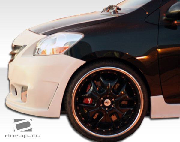 Extreme Dimensions Duraflex B-2 Front Bumper Cover Compatible With 2007-2011 Toyota Yaris - 1 Piece - 103392