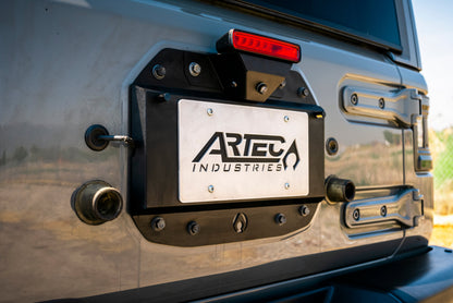 JL Spare Tire Delete Kit - Powdercoated Aluminum