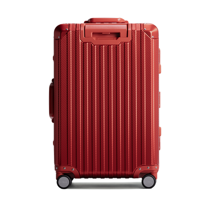 TREVA Aluminum Suitcase Red