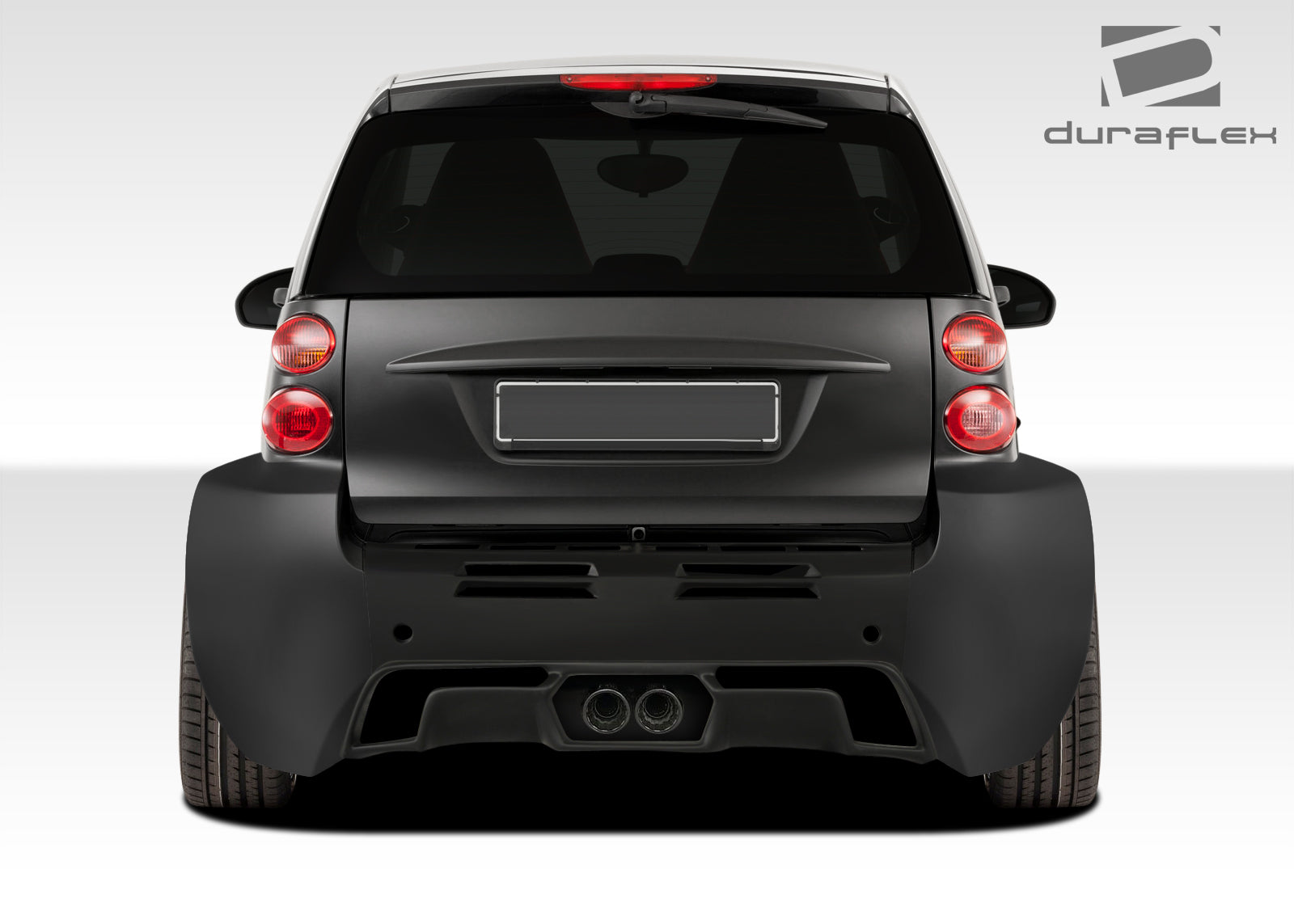 Extreme Dimensions Duraflex GT300 Wide Body Rear Bumper Cover Compatible With 2008-2016 Smart ForTwo - 1 Piece - 107845