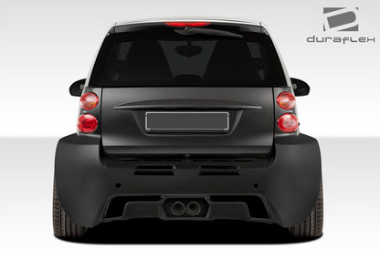 Extreme Dimensions Duraflex GT300 Wide Body Rear Bumper Cover Compatible With 2008-2016 Smart ForTwo - 1 Piece - 107845