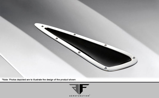 Aero Function AF-1 Hood Vents Compatible With 2008-2014 BMW X6 - 6 Piece - 107558