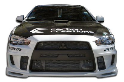 Extreme Dimensions Duraflex GT Concept Front Bumper Cover Compatible With 2008-2015 Mitsubishi Evolution - 1 Piece - 104638