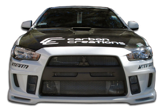 Extreme Dimensions Duraflex GT Concept Front Bumper Cover Compatible With 2008-2015 Mitsubishi Evolution - 1 Piece - 104638