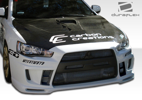 Extreme Dimensions Duraflex GT Concept Front Bumper Cover Compatible With 2008-2015 Mitsubishi Evolution - 1 Piece - 104638