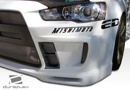 Extreme Dimensions Duraflex GT Concept Front Bumper Cover Compatible With 2008-2015 Mitsubishi Evolution - 1 Piece - 104638