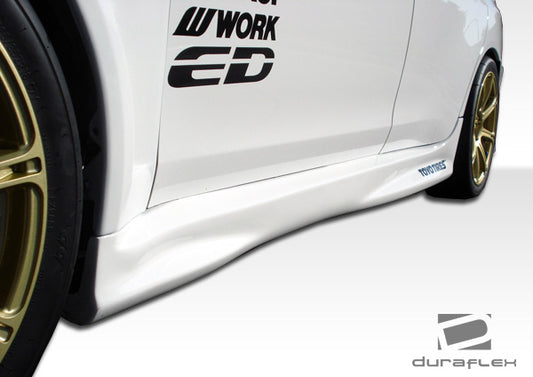 Extreme Dimensions Duraflex GT Concept Side Skirts Compatible With 2008-2015 Mitsubishi Evolution - 2 Piece - 104639