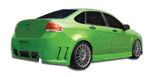 Extreme Dimensions Duraflex Piranha Rear Bumper Cover Compatible With 2008-2011 Ford Focus - 1 Piece - 106427