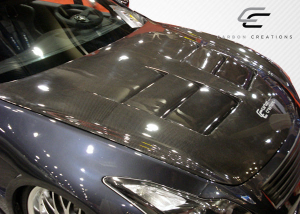 Carbon Creations GT Concept Hood Compatible With 2008-2015 Infiniti G Coupe - 1 Piece - 104662