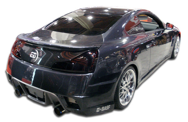 Extreme Dimensions Duraflex GT Concept Rear Bumper Cover Compatible With 2008-2015 Infiniti G Coupe - 1 Piece - 104677