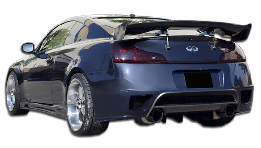 Extreme Dimensions Duraflex GT-R Rear Bumper Cover Compatible With 2008-2015 Infiniti G Coupe - 1 Piece - 107044