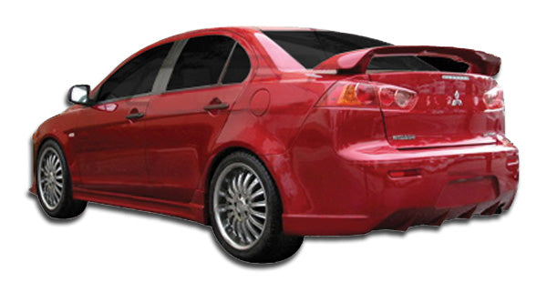 Extreme Dimensions Duraflex C-1 Rear Bumper Cover Compatible With 2008-2017 Mitsubishi Lancer - 1 Piece - 106419