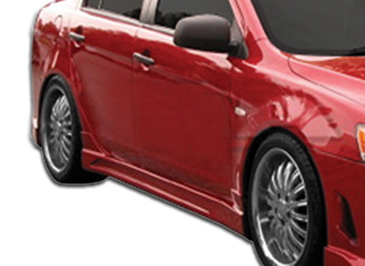 Extreme Dimensions Duraflex C-1 Side Skirts Compatible With 2008-2017 Mitsubishi Lancer - 2 Piece - 106418